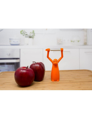 Pelador de Verduras Boston Warehouse Mono Naranja 15.24 cm