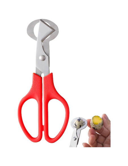 Tijeras Cortadoras de Huevos de Codorniz Pxiryanlow - Acero Inoxidable Tijeras Cortadoras de Huevos de Codorniz Pxiryanlow - Acero Inoxidable