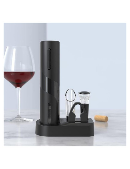 Juego de abridor de vino eléctrico 5 en 1 Redwinter Juego de abridor de vino eléctrico 5 en 1 Redwinter