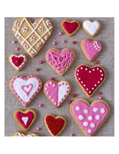 Juego de Cortadores de Galletas Corazón SOSOHOME - 6 Piezas