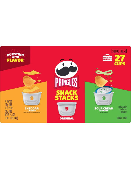 Pringles Snacks Crujientes 19.3oz - Variedad 3 Sabores Pringles Snacks Crujientes 19.3oz - Variedad 3 Sabores