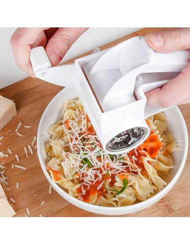 Rallador de Queso Rotativo Toyitte Blanco Ergonómico