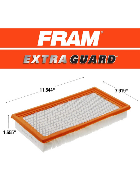 Filtro de aire FRAM Extra Guard CA10242 para Ford y Lincoln Filtro de aire FRAM Extra Guard CA10242 para Ford y Lincoln
