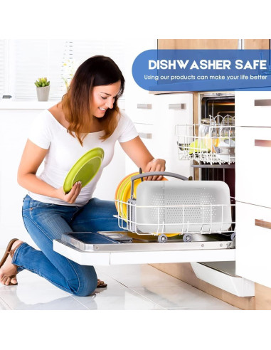 Colador Plegable WYOK Expandible 36.1 a 49.5 cm Blanco