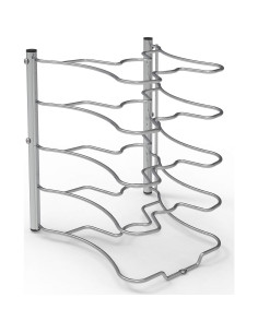 Organizador de Sartenes SimpleHouseware Cromo 5 Niveles 2