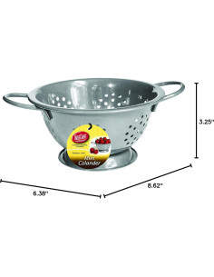 Colador Mini Tablecraft 0.75 cuartos Acero Inoxidable 2