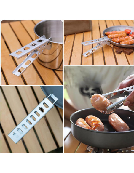 2 Utensilios de Cocina Antideslizantes SquEqu para Camping 2 Utensilios de Cocina Antideslizantes SquEqu para Camping