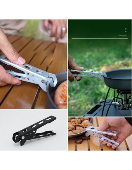 2 Utensilios de Cocina Antideslizantes SquEqu para Camping 2 Utensilios de Cocina Antideslizantes SquEqu para Camping