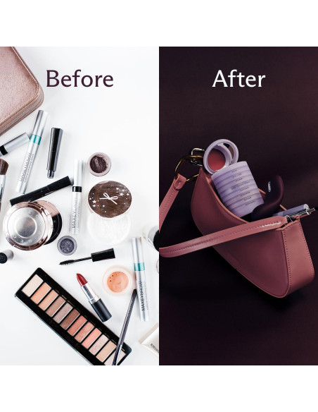 Kit de Maquillaje de Viaje 4-en-1 Subtl Staks - Sombras, Polvo, Iluminador, Labios Kit de Maquillaje de Viaje 4-en-1 Subtl Staks - Sombras, Polvo, Iluminador, Labios