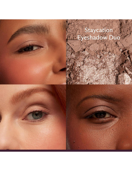 Kit de Maquillaje de Viaje 4-en-1 Subtl Staks - Sombras, Polvo, Iluminador, Labios Kit de Maquillaje de Viaje 4-en-1 Subtl Staks - Sombras, Polvo, Iluminador, Labios