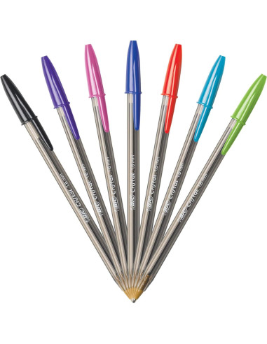 Bolígrafos BIC Cristal Xtra Bold Punta Gruesa 1.6mm Asortidos 24u