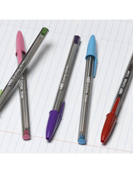 Bolígrafos BIC Cristal Xtra Bold Punta Gruesa 1.6mm Asortidos 24u Bolígrafos BIC Cristal Xtra Bold Punta Gruesa 1.6mm Asortidos 24u