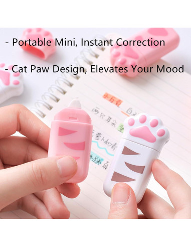 Cinta Correctora Blanca Linda Fuulqgui Mini 4 Pcs 63.5g