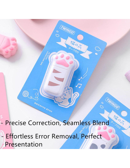 Cinta Correctora Blanca Linda Fuulqgui Mini 4 Pcs 63.5g Cinta Correctora Blanca Linda Fuulqgui Mini 4 Pcs 63.5g