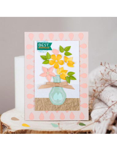 Troquel de Papel Bira Craft Forma de Gota 2 - 6.35 x 4.45 cm
