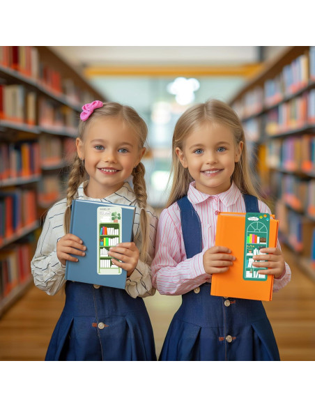 120 Marcadores de Libros Doble Cara Funseeya - Papel Premium 120 Marcadores de Libros Doble Cara Funseeya - Papel Premium