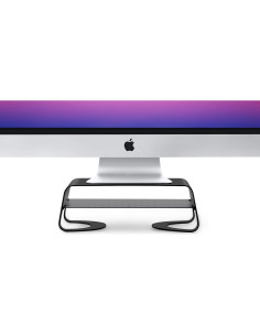 Soporte Ergonómico para Monitor Twelve South Curve Riser - Negro Mate 2