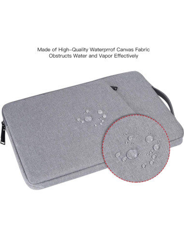 Funda 14" iKammo Gris Claro para Laptop y Chromebook