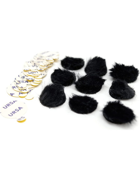 Paravientos Mini Ursa de Piel para Micrófonos Lavalier - 9x Negro Paravientos Mini Ursa de Piel para Micrófonos Lavalier - 9x Negro