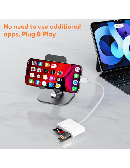 Lector de Tarjetas SD USB-C Bwttcb, Adaptador 32g, Alta Velocidad Lector de Tarjetas SD USB-C Bwttcb, Adaptador 32g, Alta Velocidad