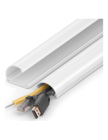 Cubierta de Cables ZhiYo 86cm Blanca para 2-4 Cables