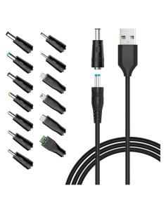 Cable de Alimentación DC 5V Universal Powseed con 13 Adaptadores