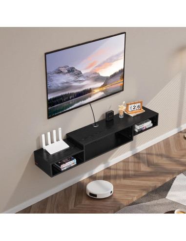 Soporte de TV Flotante VEVOR 150 cm con Salidas de Energía y USB