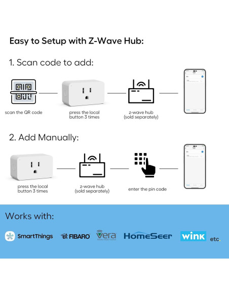 Enchufe Regulador Inteligente Z-Wave Serie 800 200W Enchufe Regulador Inteligente Z-Wave Serie 800 200W