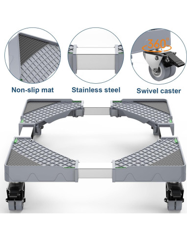 Soporte Universal para Nevera HQO LOVL Ajustable 42-60 cm