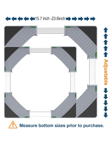 Soporte Universal para Nevera HQO LOVL Ajustable 42-60 cm