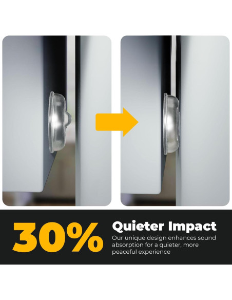 128 Topes Adhesivos Silicona Transparente Vellax para Puertas 128 Topes Adhesivos Silicona Transparente Vellax para Puertas