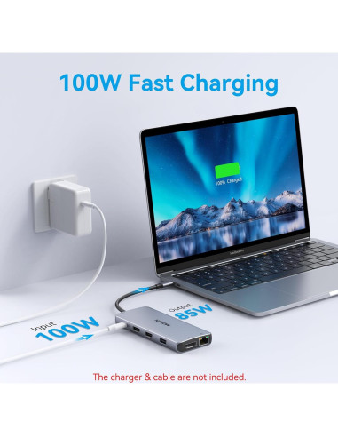 Estación de Acoplamiento USB C 12 en 1 C-Smartlink 4K HDMI