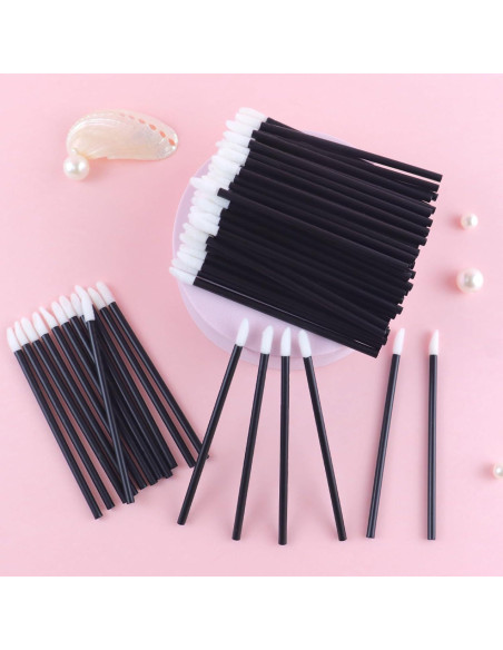 200 Aplicadores de Labios Desechables TKYZMS - Brochas Compactas 200 Aplicadores de Labios Desechables TKYZMS - Brochas Compactas
