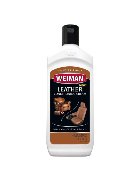 Limpiador y Acondicionador de Cuero Weiman 236ml - 3 en 1 Limpiador y Acondicionador de Cuero Weiman 236ml - 3 en 1
