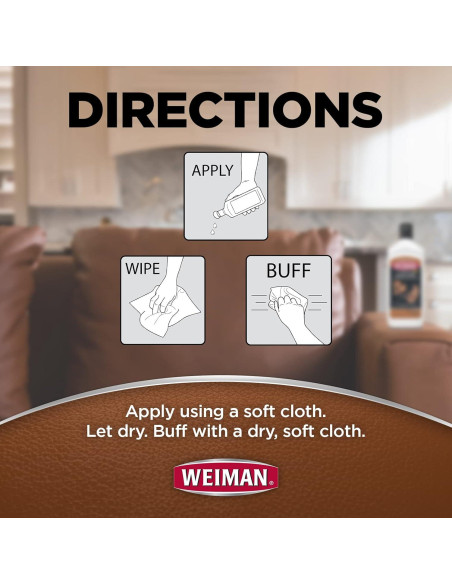 Limpiador y Acondicionador de Cuero Weiman 236ml - 3 en 1 Limpiador y Acondicionador de Cuero Weiman 236ml - 3 en 1
