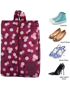 Paquete de 6 bolsas de viaje para zapatos Bellcon - Lavables y resistentes 2