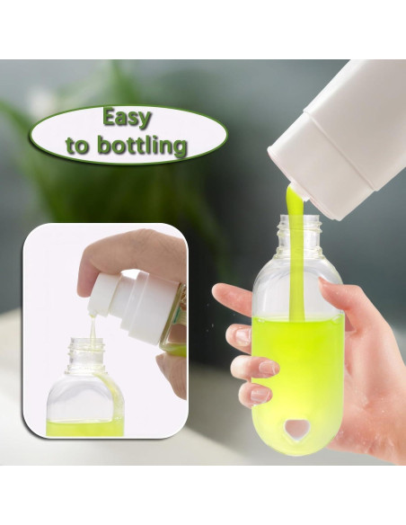 50 Botellas de Plástico Transparente 50ml Besitek a Prueba de Fugas 50 Botellas de Plástico Transparente 50ml Besitek a Prueba de Fugas
