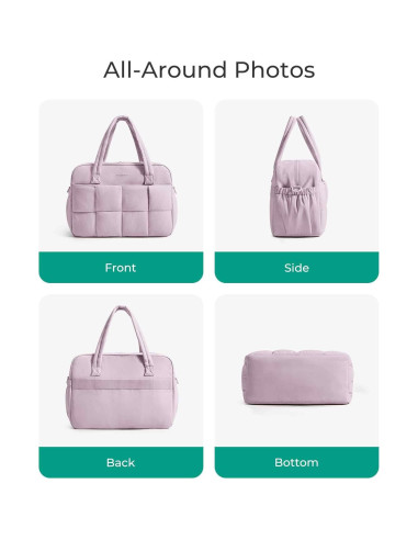 Bolsa de Gimnasio para Mujeres BAGSMART 24L Púrpura Brumosa