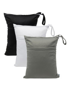 Babygoal 3 Bolsas Húmedas y Secas Impermeables para Bebés