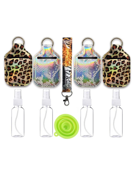 Botellas de Spray Recargables 30ml con Sujetadores de Llave Botellas de Spray Recargables 30ml con Sujetadores de Llave