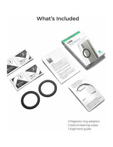 Adaptador Anillo Magnético iOttie para Android - Paquete de 2
