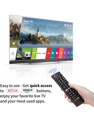 Control Remoto Universal LG AKB75095307 para TV Smart LCD LED 3D