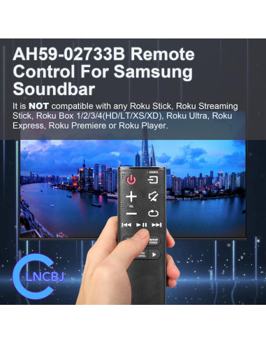 Control Remoto AH59-02733B Compatible Samsung Soundbar