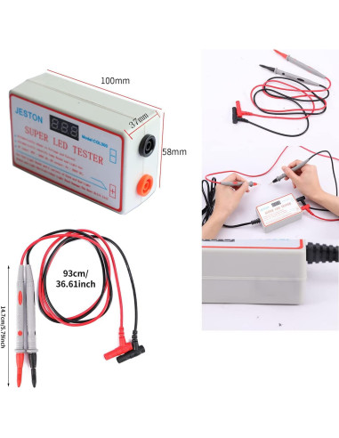 Probador de Luz LED CXOYLL 0-300V con Pantalla Digital
