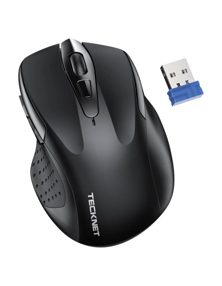 Ratón Inalámbrico TECKNET Ergonómico 2600 DPI 6 Botones Ratón Inalámbrico TECKNET Ergonómico 2600 DPI 6 Botones