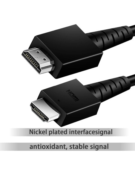 Cable HDMI Xinhua para Nintendo Switch 1.5m 4K Negro Cable HDMI Xinhua para Nintendo Switch 1.5m 4K Negro