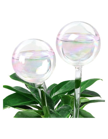 Esferas de Riego Automático MOONSOUND 2pcs Vidrio para Plantas Esferas de Riego Automático MOONSOUND 2pcs Vidrio para Plantas