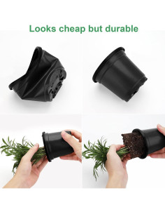 Macetas de Vivero MIXC con Tapa de Humedad 10 Unidades 2