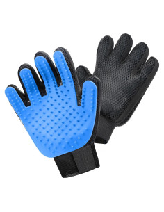 Guantes de Aseo para Mascotas Maxpower Planet Azul - Mitón para Perros y Gatos