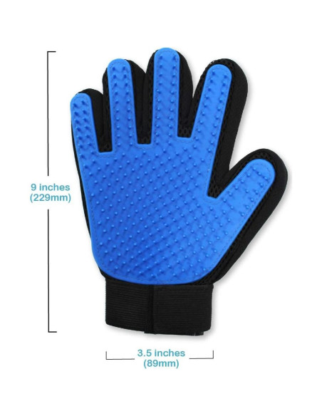 Guantes de Acicalamiento Pets First para Perros y Gatos 22.86x8.13cm Guantes de Acicalamiento Pets First para Perros y Gatos 22.86x8.13cm